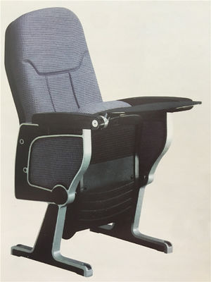 Stackable Auditorium Chairs Commercial Furniture Comfortable With Writing Pad
