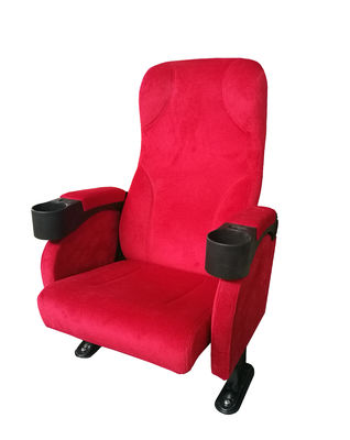 Luxury Home Theater Seating , Media Room Chairs Contoured Seat Cushion