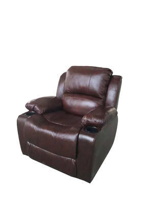 Luxury Theater Seating Sofa , Leather Cinema Sofa Fashion Modern Design