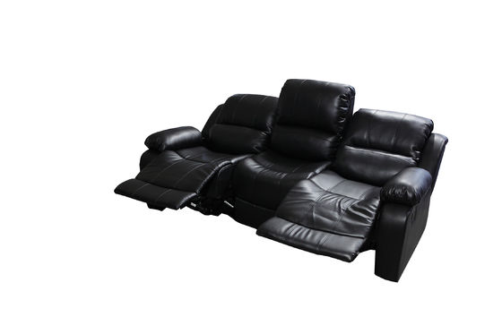 Electric Theater Room Sofa , Leather Theatre Lounge Cushion Extendable