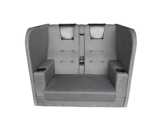 Custom Colors Theatre Couple Seat Iron Floor Mounting Type Base Cold Molded